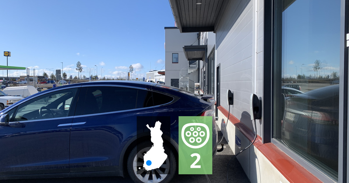 Latauskartta – Tesla Tampere-Lempäälä